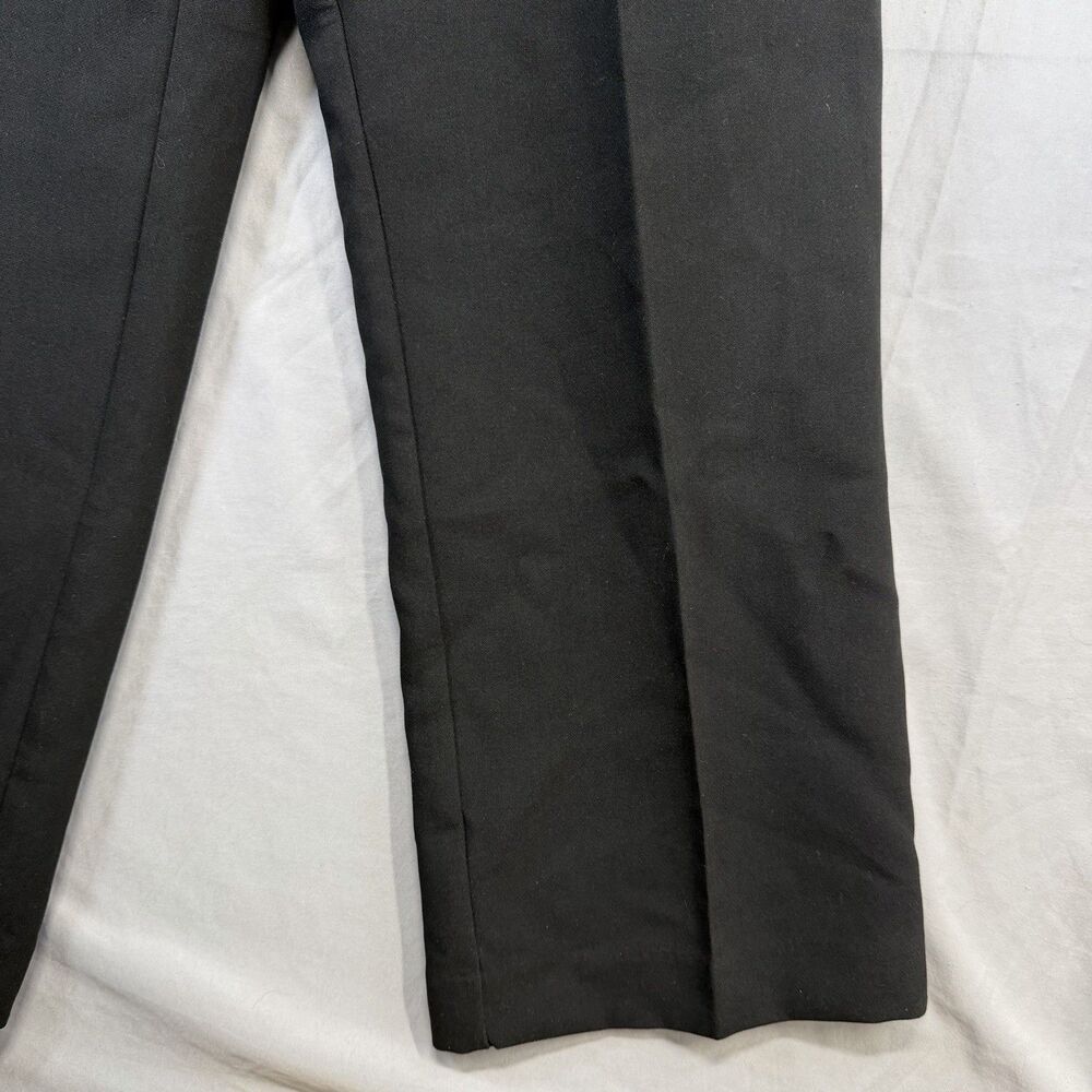 H&M MAMA Black Straight Leg Maternity Pants Over-The-Bump Band Size Medium - Picture 3 of 11